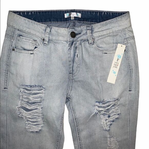 Love Fire Junior Distressed Skinny Denim Pants - Picture 2 of 6